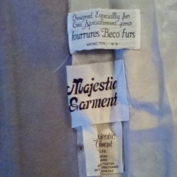 VTG Ultra Suede Majestic Garment Belted Trench Coat Size S - Picture 5 of 16